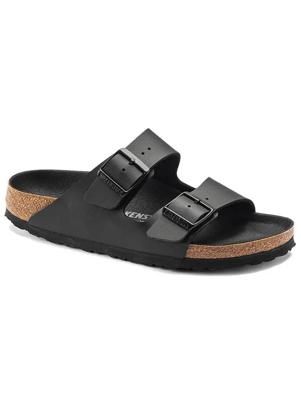 Тапочки arizona birko-flor 'black' Birkenstock — изображение 3 из 4, черный