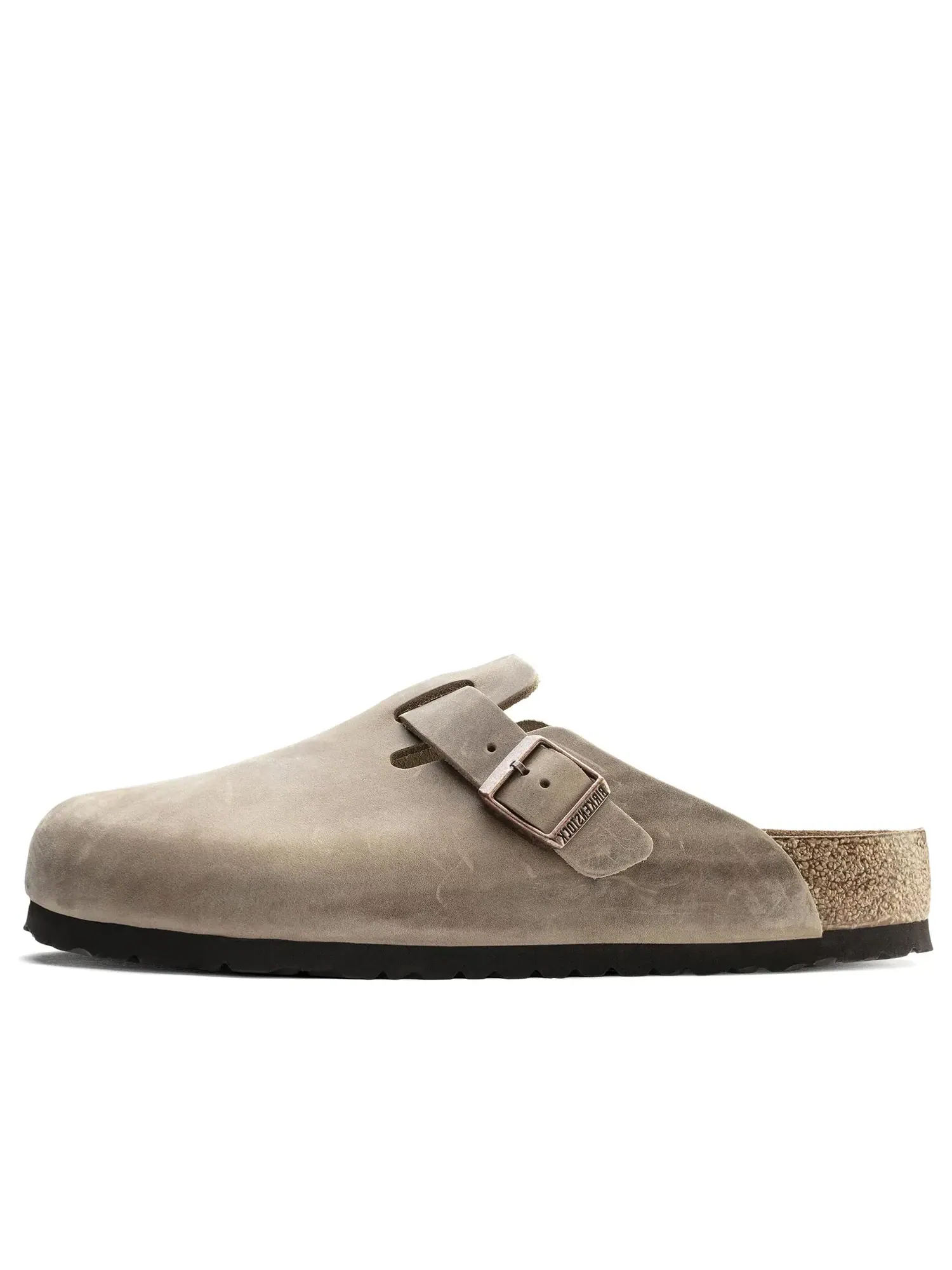 Сандалии Birkenstock Boston Soft Footbed — изображение 1 из 6, бежевый