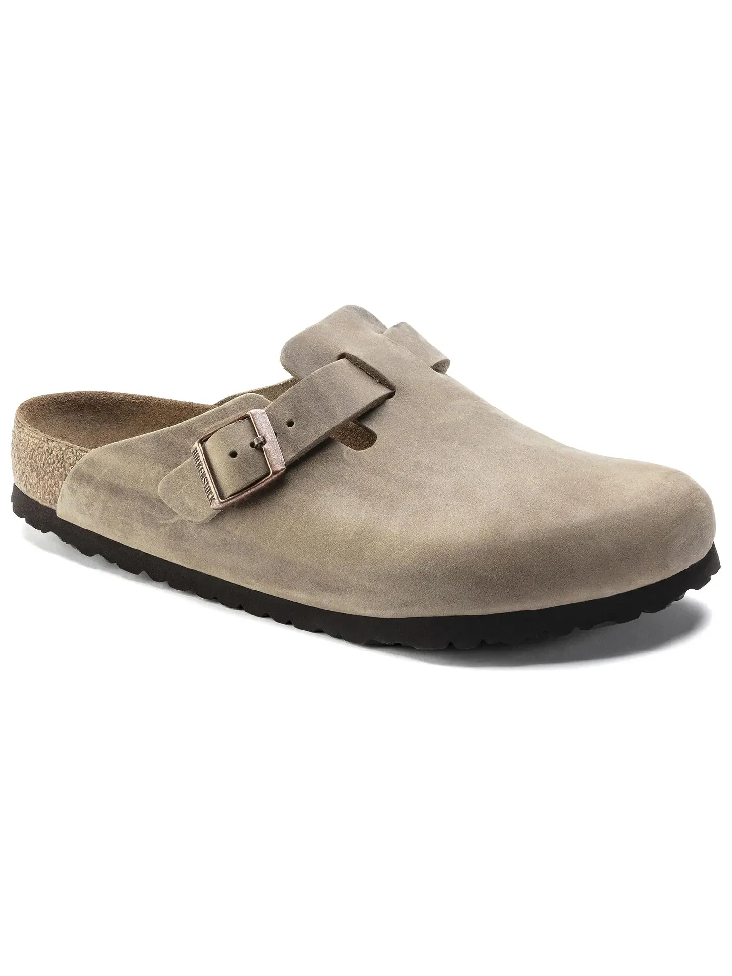 Сандалии Birkenstock Boston Soft Footbed — изображение 3 из 6, бежевый