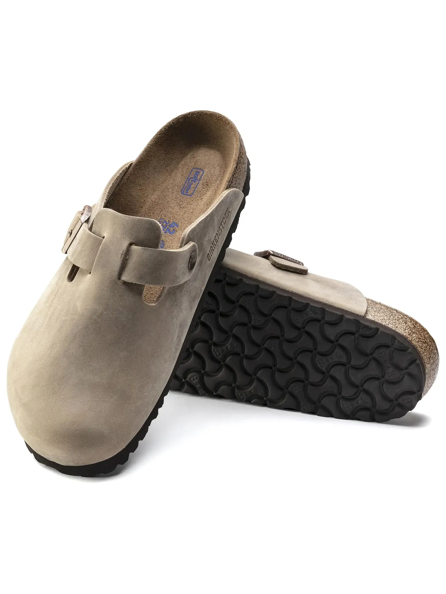 Сандалии Birkenstock Boston Soft Footbed — изображение 6 из 6, бежевый
