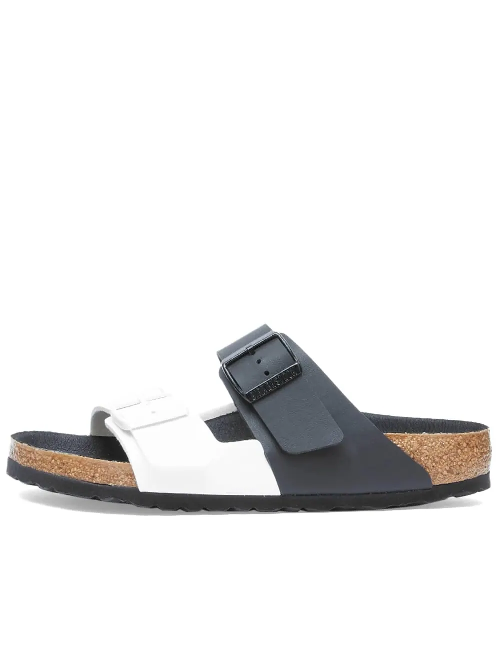 Сандалии Birkenstock Arizona Split Birko-Flor черный/белый — изображение 2 из 5