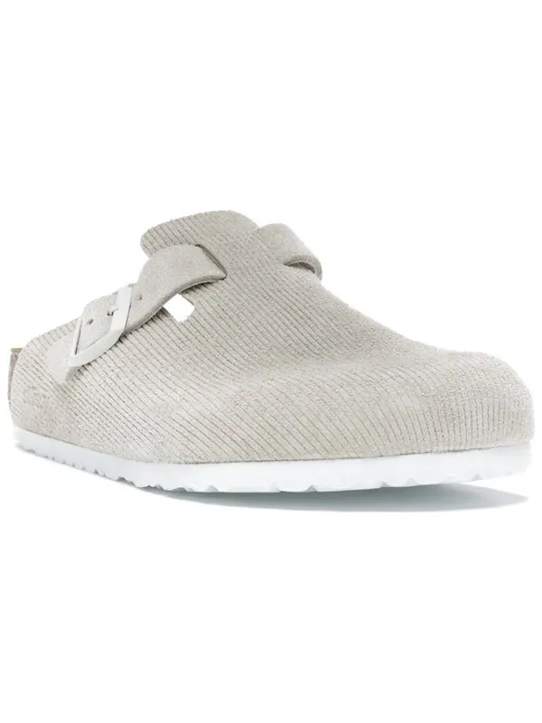Тапочки x stssy boston suede embossed 'bone' Birkenstock — изображение 3 из 4, бежевый