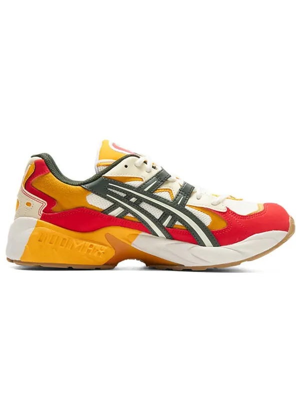 Кроссовки Sneakerlah x Gel Kayano 5 OG Asics — изображение 2 из 4, белый/красный/зеленый