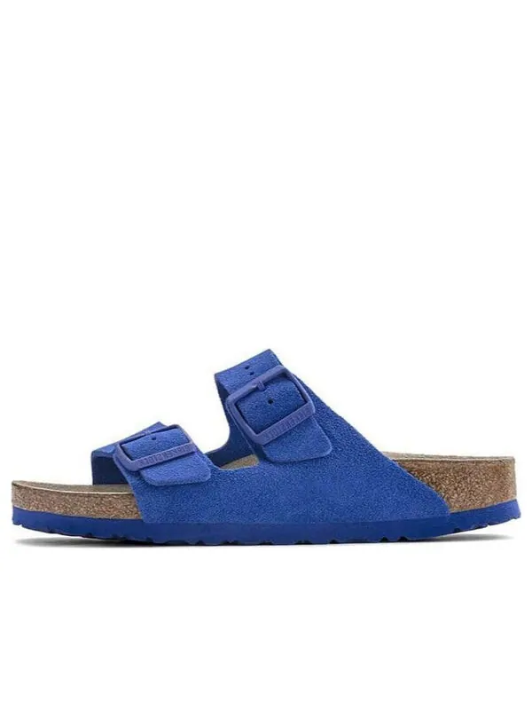 Тапочки arizona sfb vl suede sandals 'ultra blue' Birkenstock — изображение 1 из 4, синий