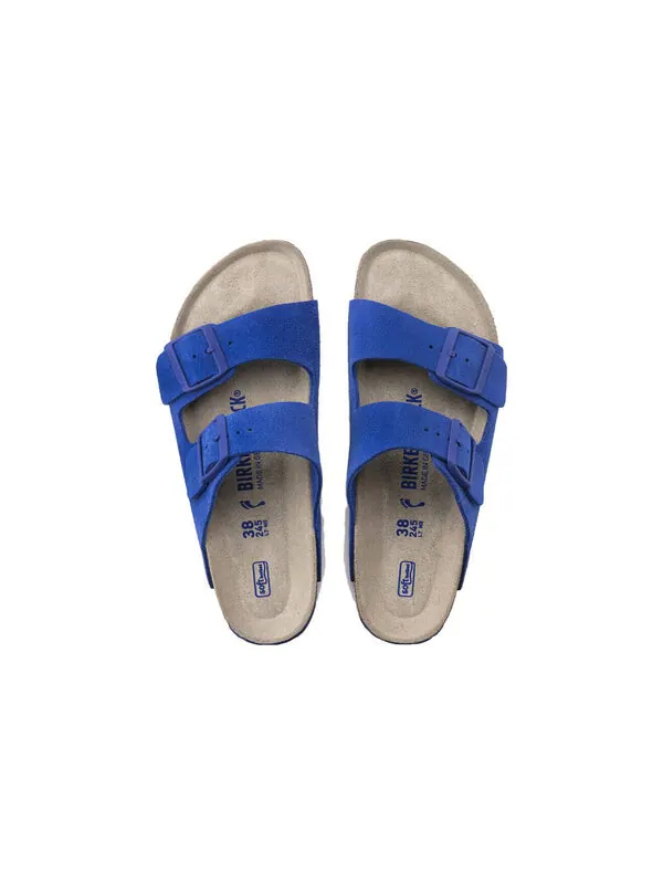 Тапочки arizona sfb vl suede sandals 'ultra blue' Birkenstock — изображение 4 из 4, синий