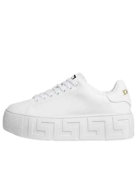 Кроссовки на платформе VERSACE La Greca — изображение 1 из 5, белый