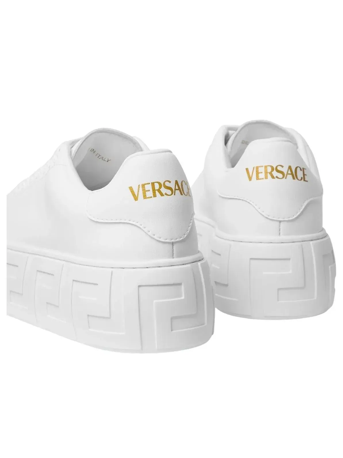 Кроссовки на платформе VERSACE La Greca — изображение 5 из 5, белый