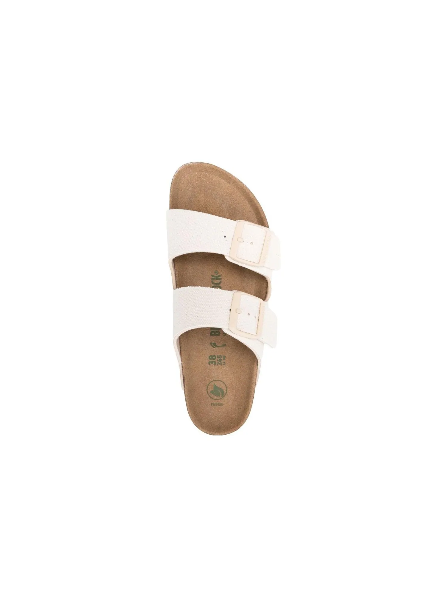 Сандалии Birkenstock Arizona Vegan Textile узкие — изображение 3 из 4, белый