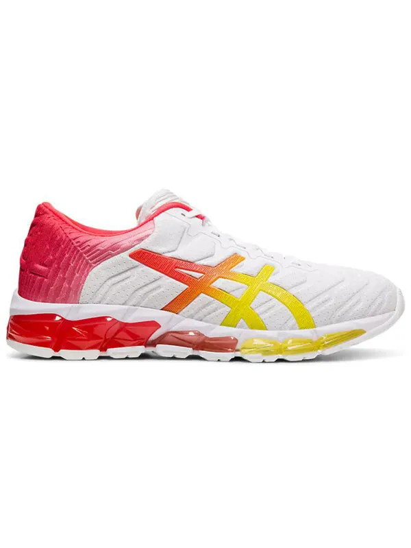 Кроссовки гель квант 360 5 Asics — изображение 2 из 4, белый/красный