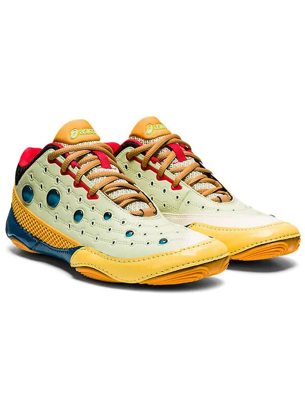 Кроссовки x kiko kostadinov sportstyle gessirit 2 Asics — изображение 3 из 4, желтый/синий