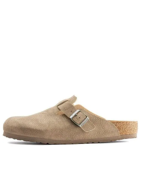 Тапочки boston synthetik 'desert dust gray taupe' Birkenstock — изображение 1 из 4, бежевый/песочный