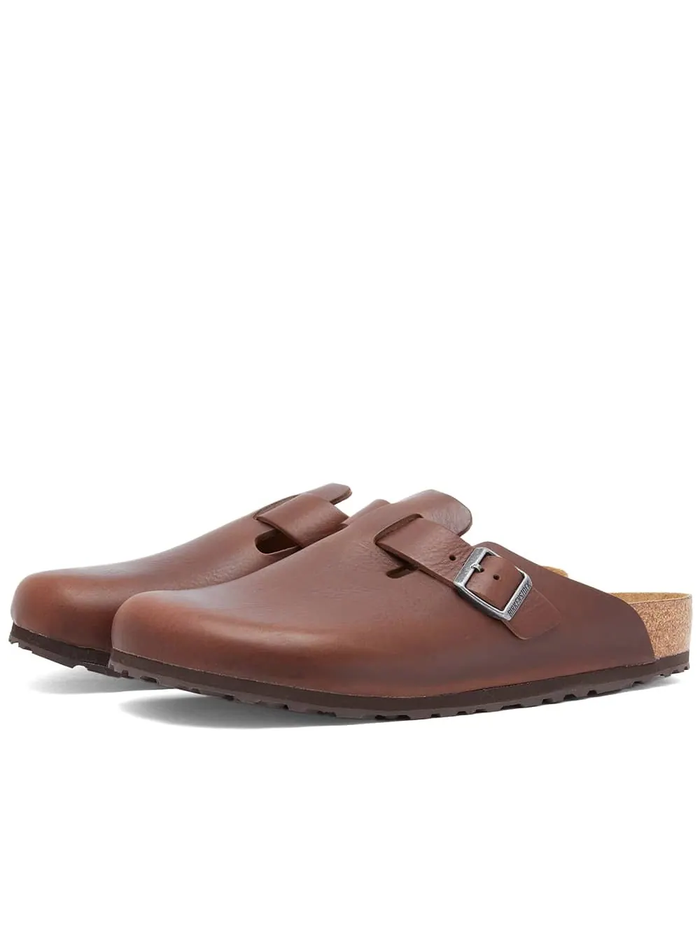 Мюли Birkenstock Boston Grip Leather Vintage — изображение 1 из 6, черный винтажный