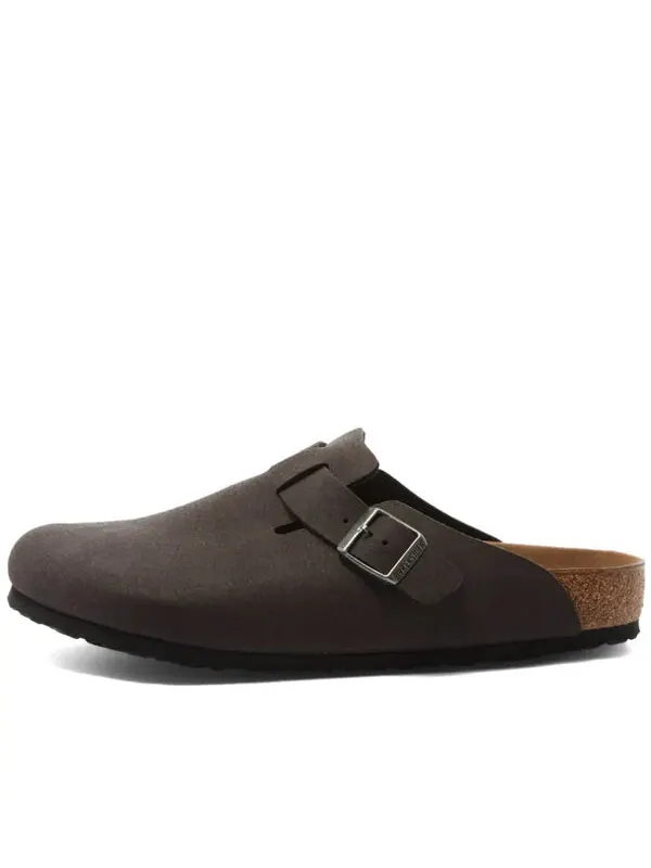 Тапочки boston vegan sandals 'black desert dust' Birkenstock — изображение 1 из 4, серый