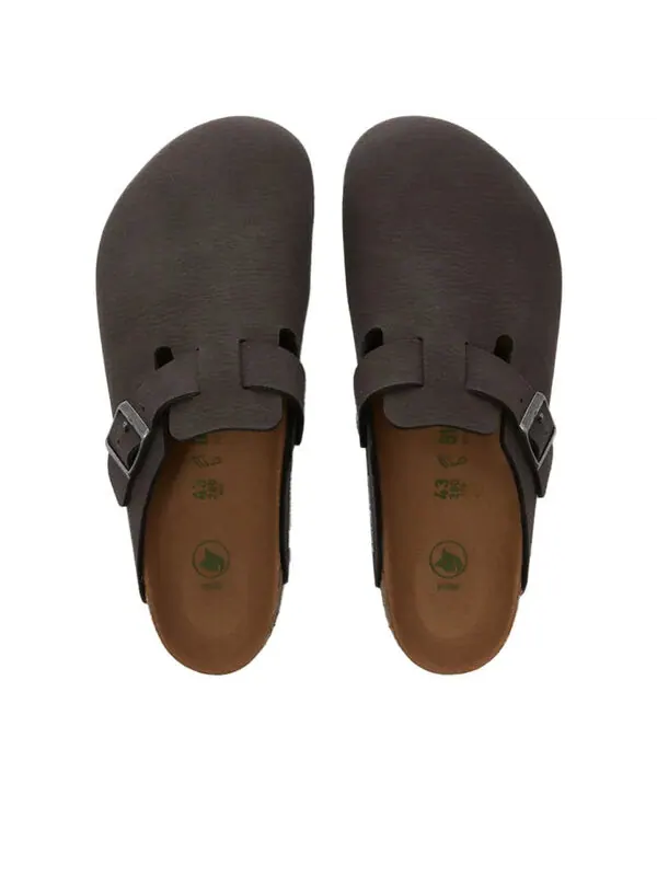 Тапочки boston vegan sandals 'black desert dust' Birkenstock — изображение 3 из 4, серый