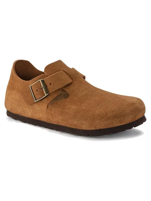 Кроссовки london suede leather 'mink' Birkenstock — изображение 2 из 4, коричневый