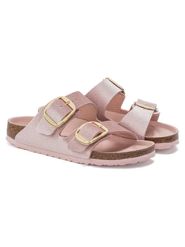 Тапочки arizona bb rivet logo sandals 'light rose' Birkenstock — изображение 3 из 4, розовый