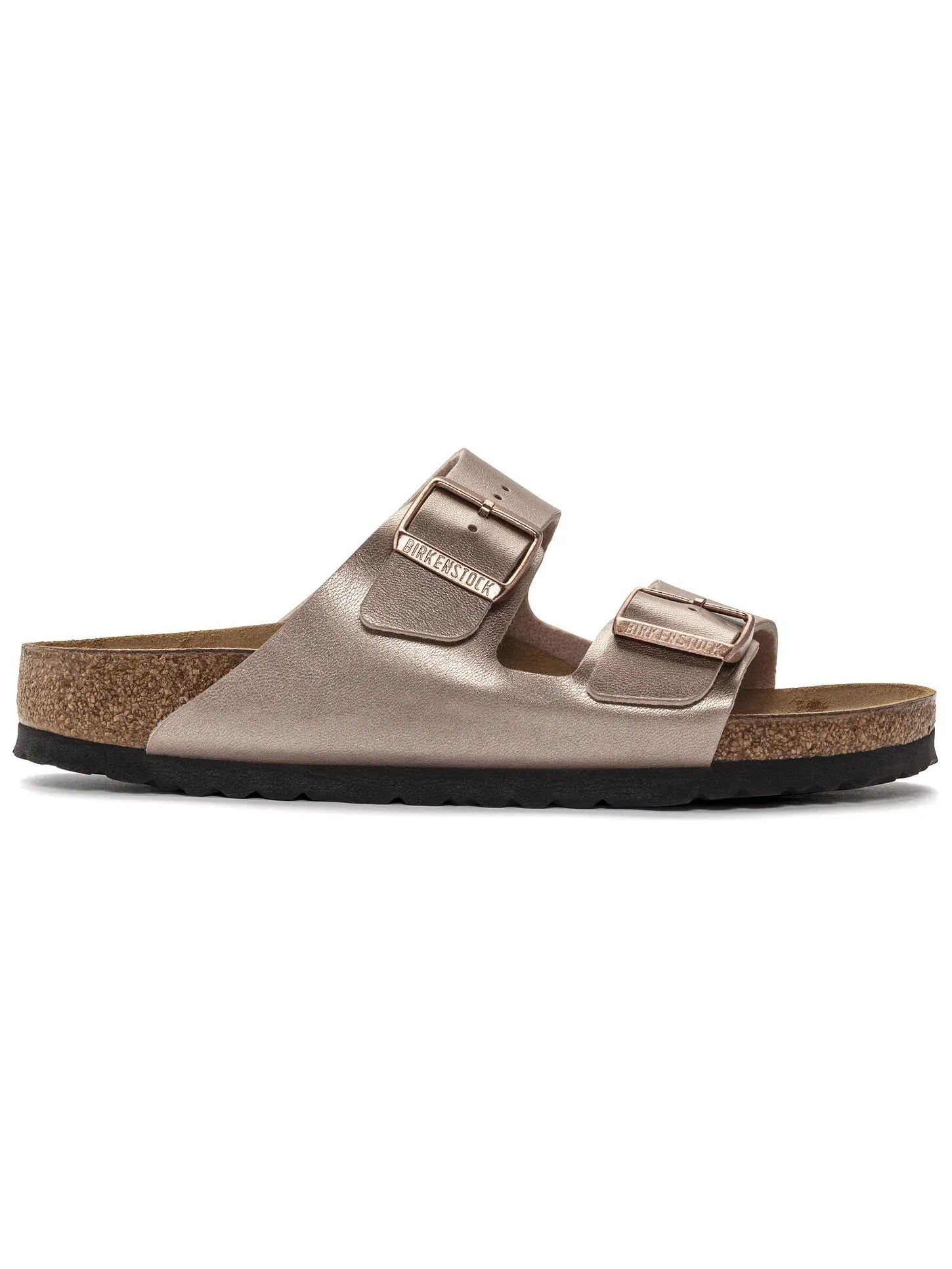 Шлепанцы Birkenstock Arizona Birko-Flor Narrow Fit Sandals 'Copper' — изображение 2 из 5, медь
