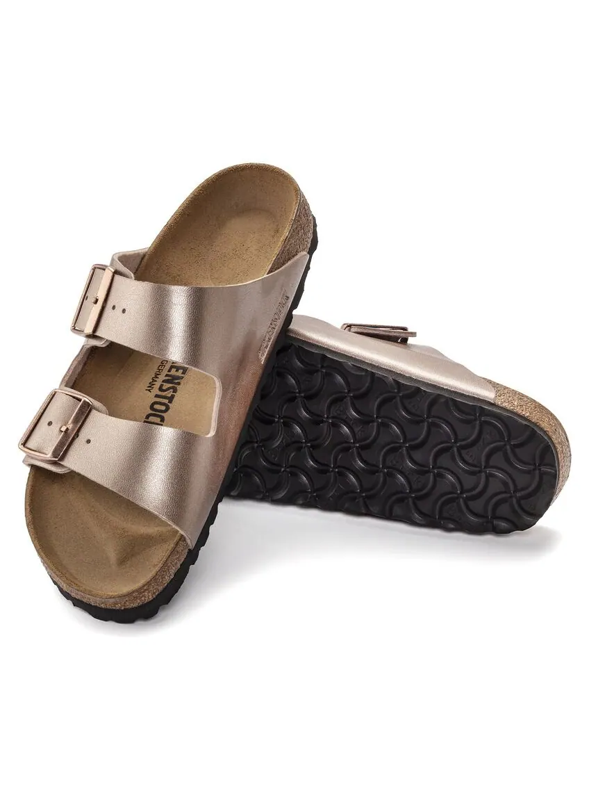 Шлепанцы Birkenstock Arizona Birko-Flor Narrow Fit Sandals 'Copper' — изображение 5 из 5, медь