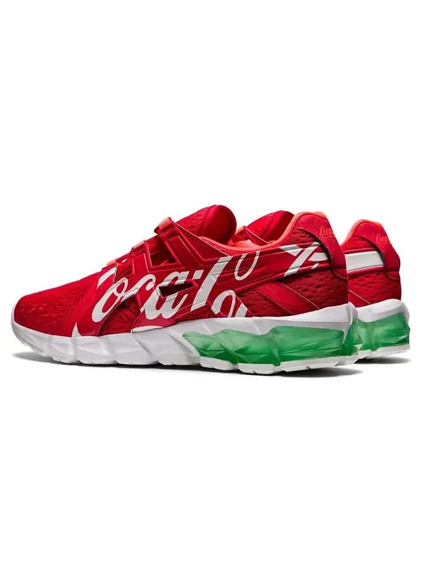 Кроссовки кока кола х гель квант 90 Asics — изображение 4 из 4, красный/белый/зеленый