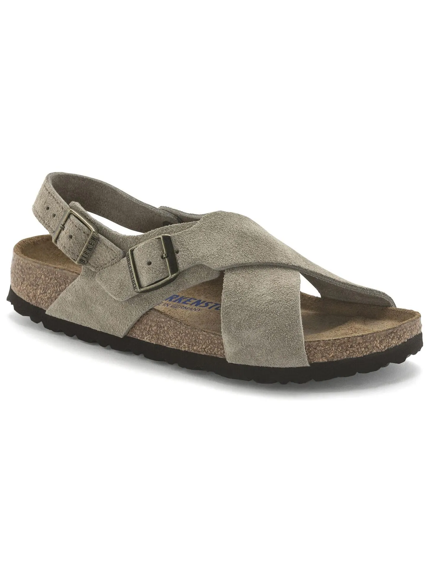 Сандалии Birkenstock Tulum Suede Leather узкие — изображение 2 из 5, бежевый