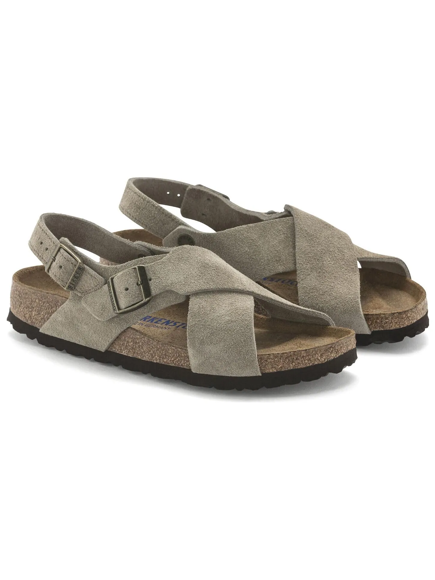 Сандалии Birkenstock Tulum Suede Leather узкие — изображение 3 из 5, бежевый