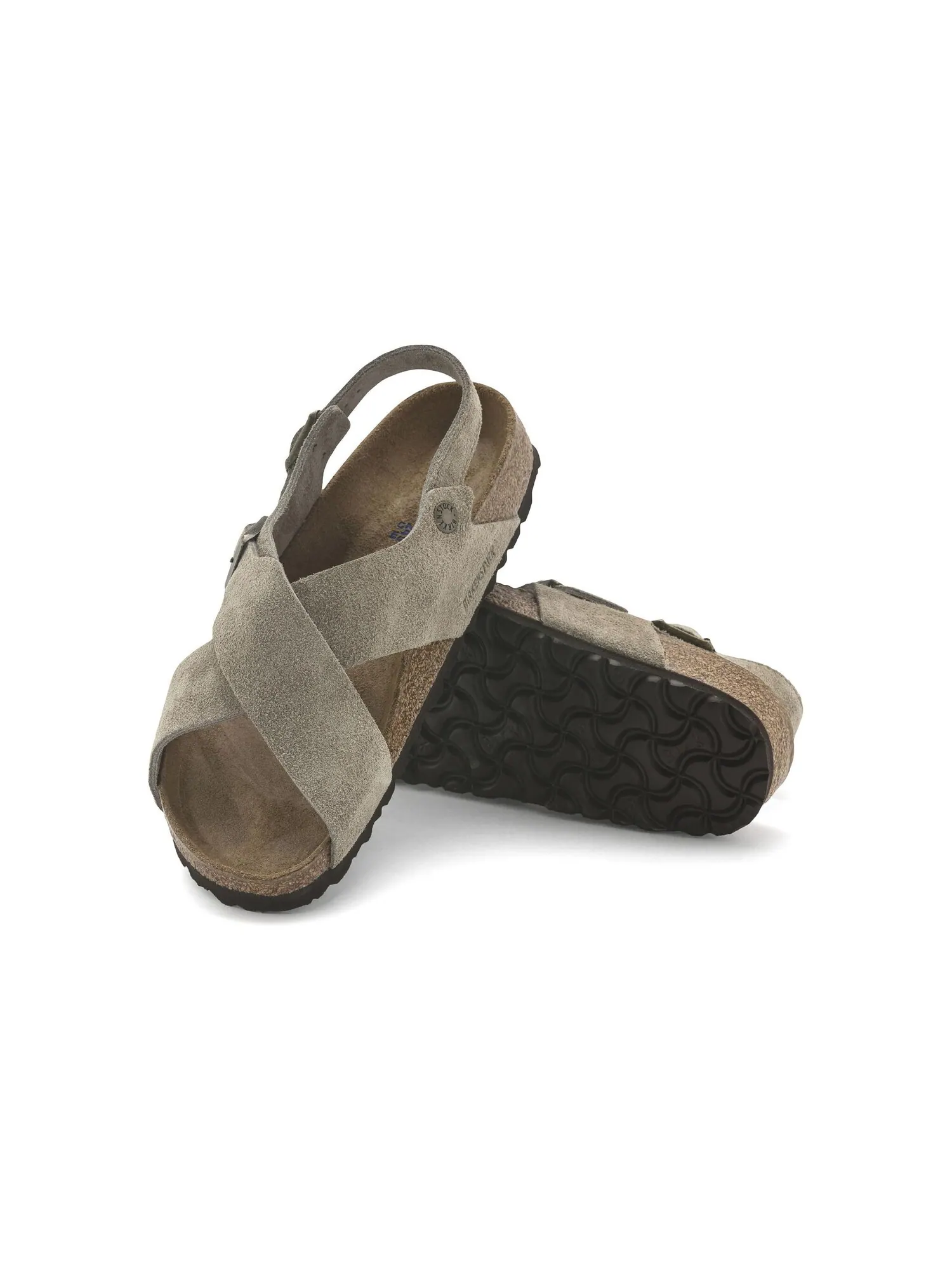 Сандалии Birkenstock Tulum Suede Leather узкие — изображение 5 из 5, бежевый