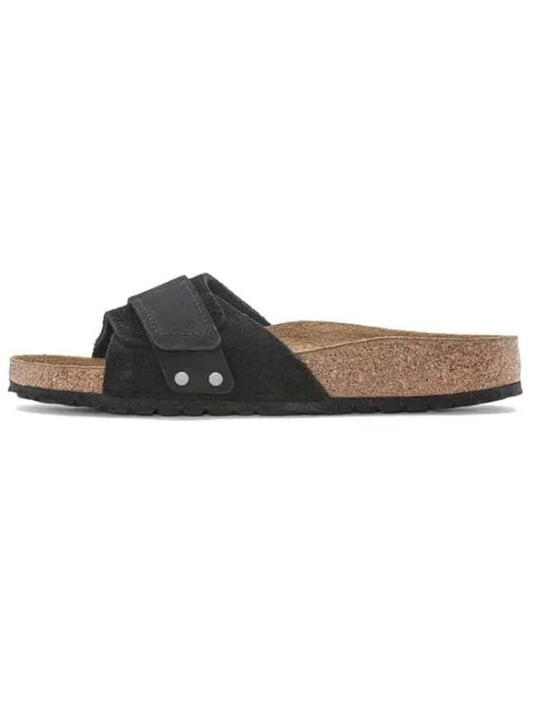 Сандалии Birkenstock Oita Suede Leather — изображение 1 из 8, черный