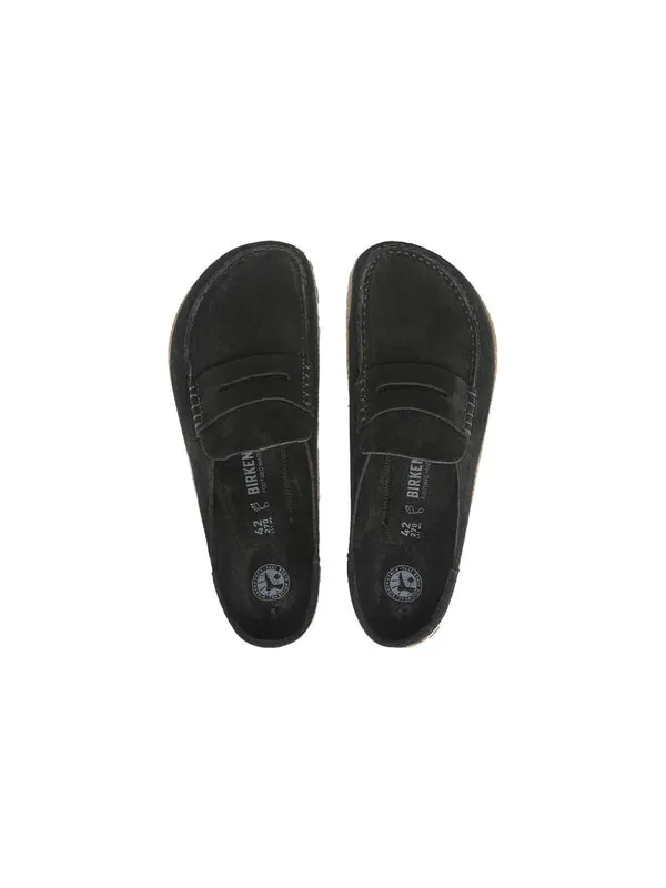 Тапочки naples suede leather 'black' Birkenstock — изображение 4 из 4, черный