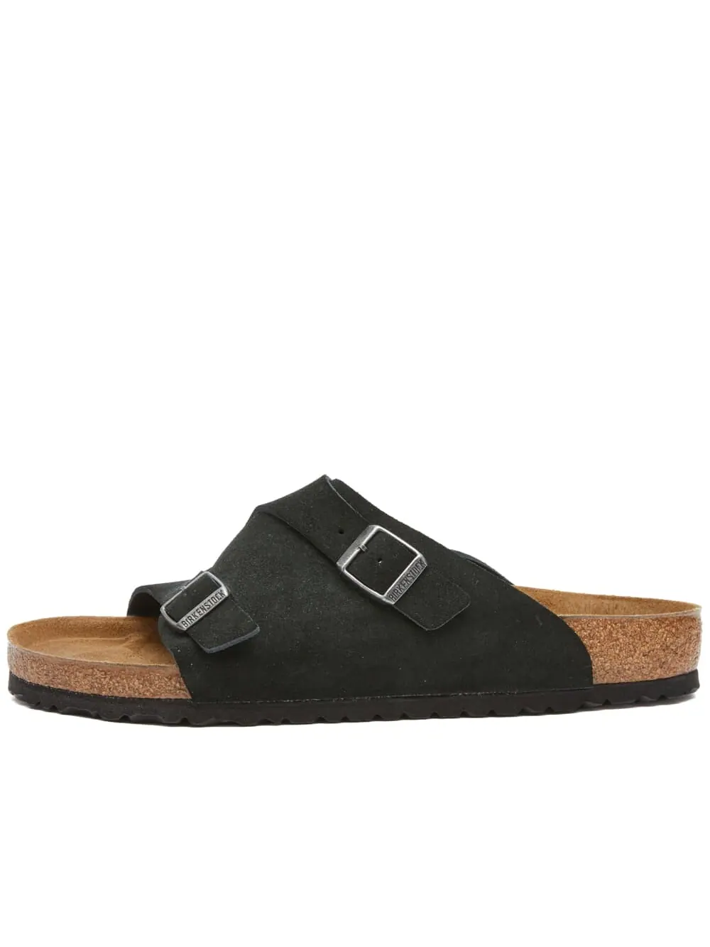 Сандалии Birkenstock Zurich Suede Leather — изображение 2 из 6, черный