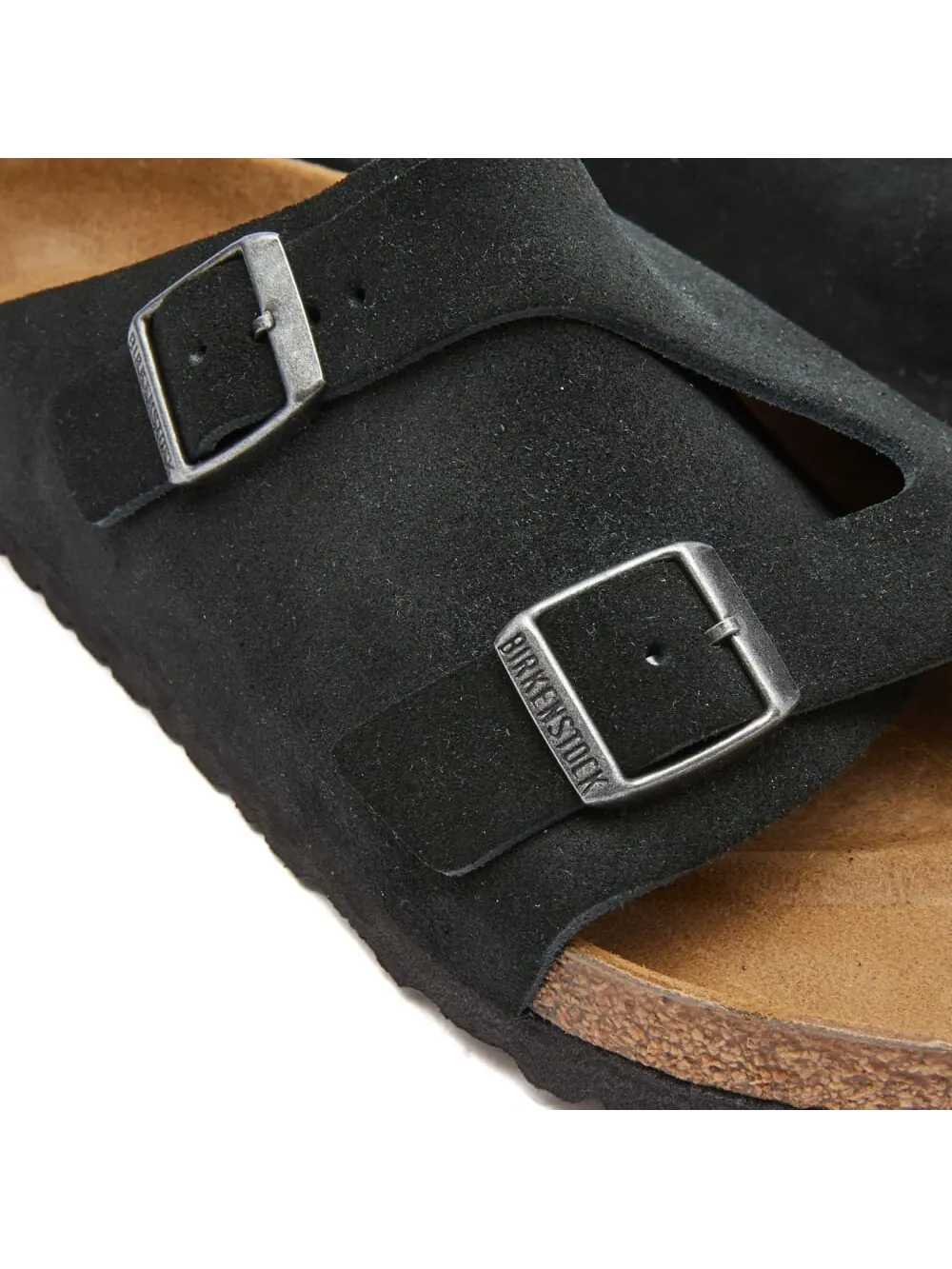 Сандалии Birkenstock Zurich Suede Leather — изображение 4 из 6, черный