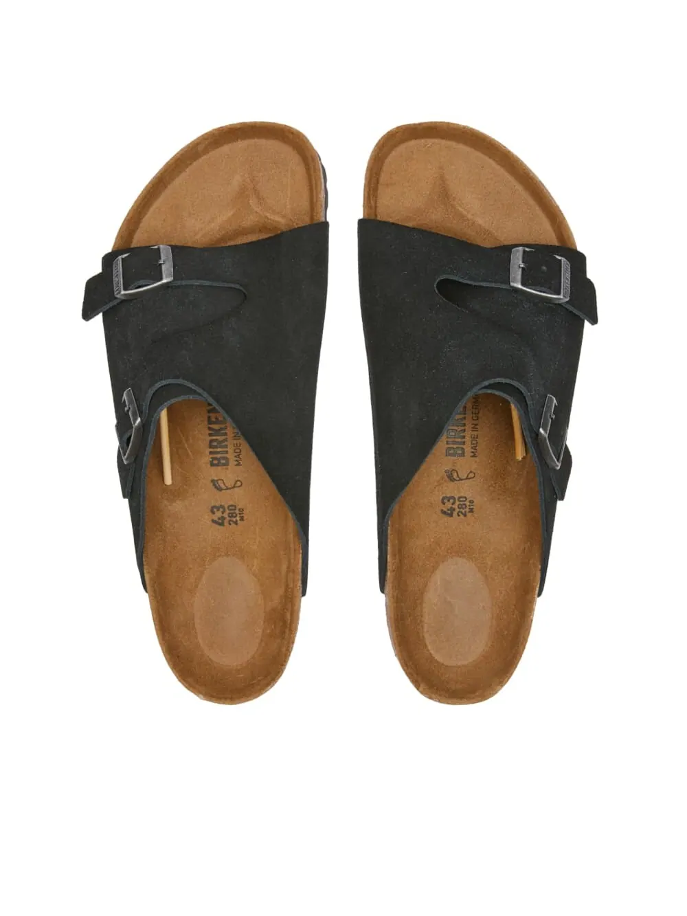 Сандалии Birkenstock Zurich Suede Leather — изображение 5 из 6, черный