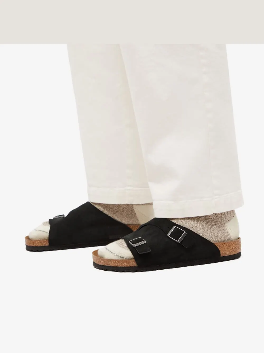 Сандалии Birkenstock Zurich Suede Leather — изображение 6 из 6, черный