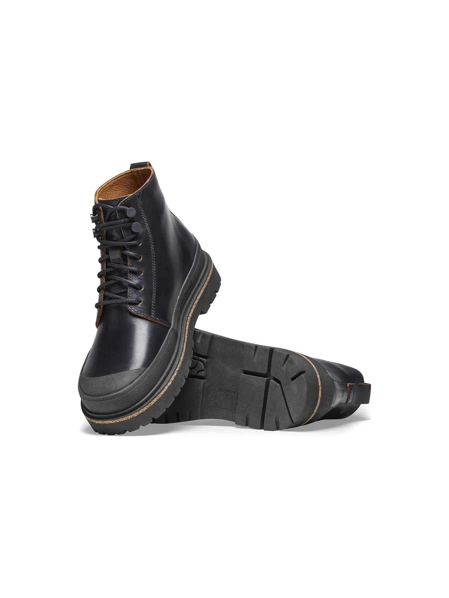 Кроссовки (WMNS) Birkenstock Prescott Women Waxy Leather Narrow Fit 'Black' — изображение 6 из 6, черный