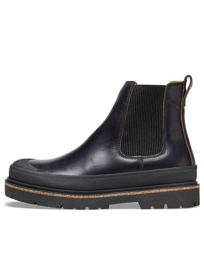 Кроссовки (WMNS) Birkenstock Prescott Slip On Women Waxy Leather Narrow Fit 'Black'