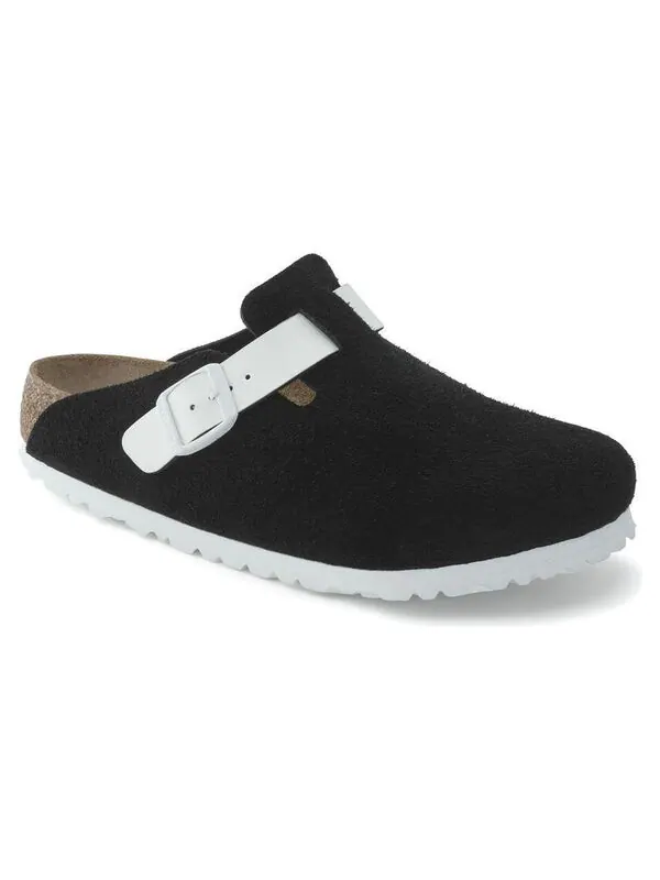 Тапочки salina birko-flor narrow fit 'magic galaxy black' Birkenstock — изображение 2 из 4, черный/белый