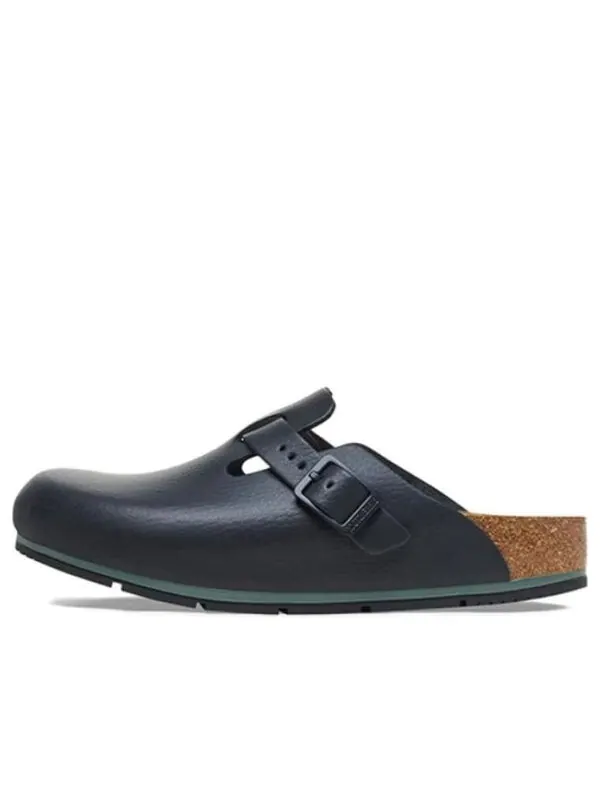 Тапочки boston pro natural leather sandals 'black' Birkenstock — изображение 1 из 4, черный