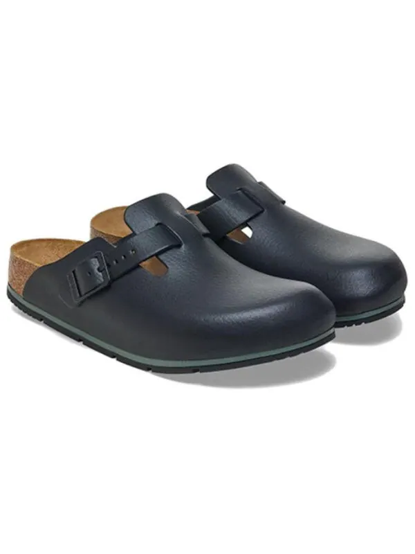 Тапочки boston pro natural leather sandals 'black' Birkenstock — изображение 4 из 4, черный