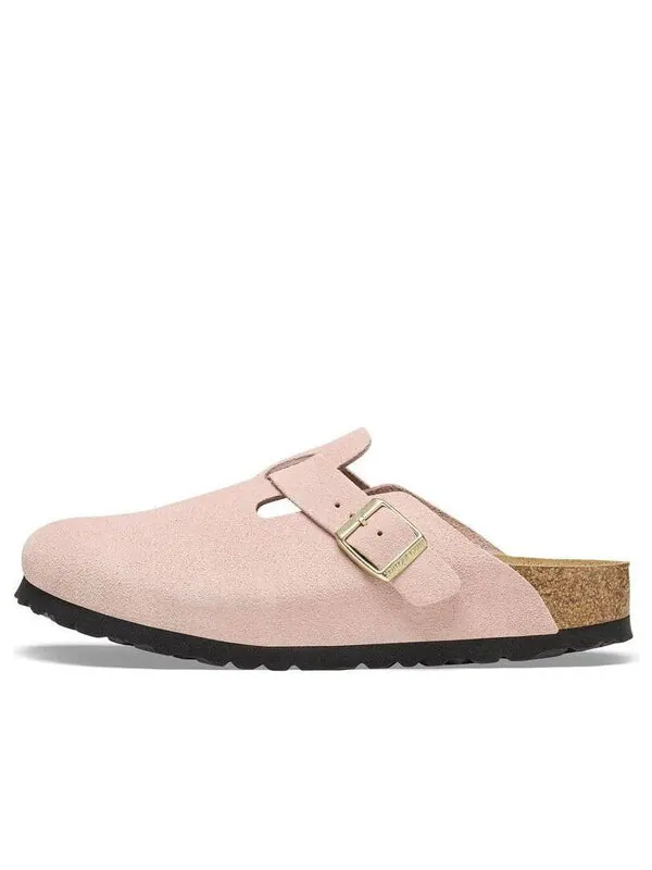 Тапочки boston suede leather sandals 'light rose' Birkenstock — изображение 1 из 4