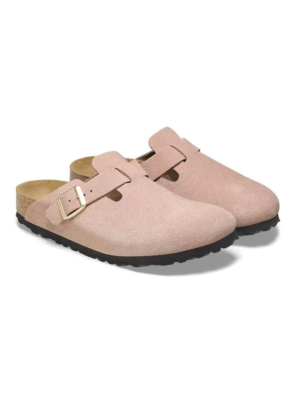 Тапочки boston suede leather sandals 'light rose' Birkenstock — изображение 2 из 4