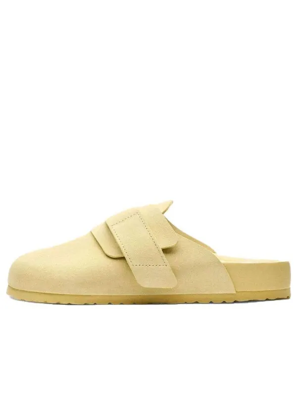 Тапочки 1774 nagoya suede tekla 'straw' Birkenstock — изображение 1 из 3, желтый