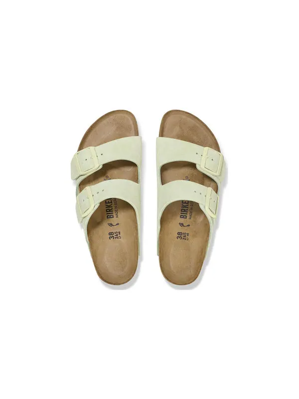 Тапочки arizona big buckle nubuk leather 'green' Birkenstock — изображение 4 из 4, зеленый