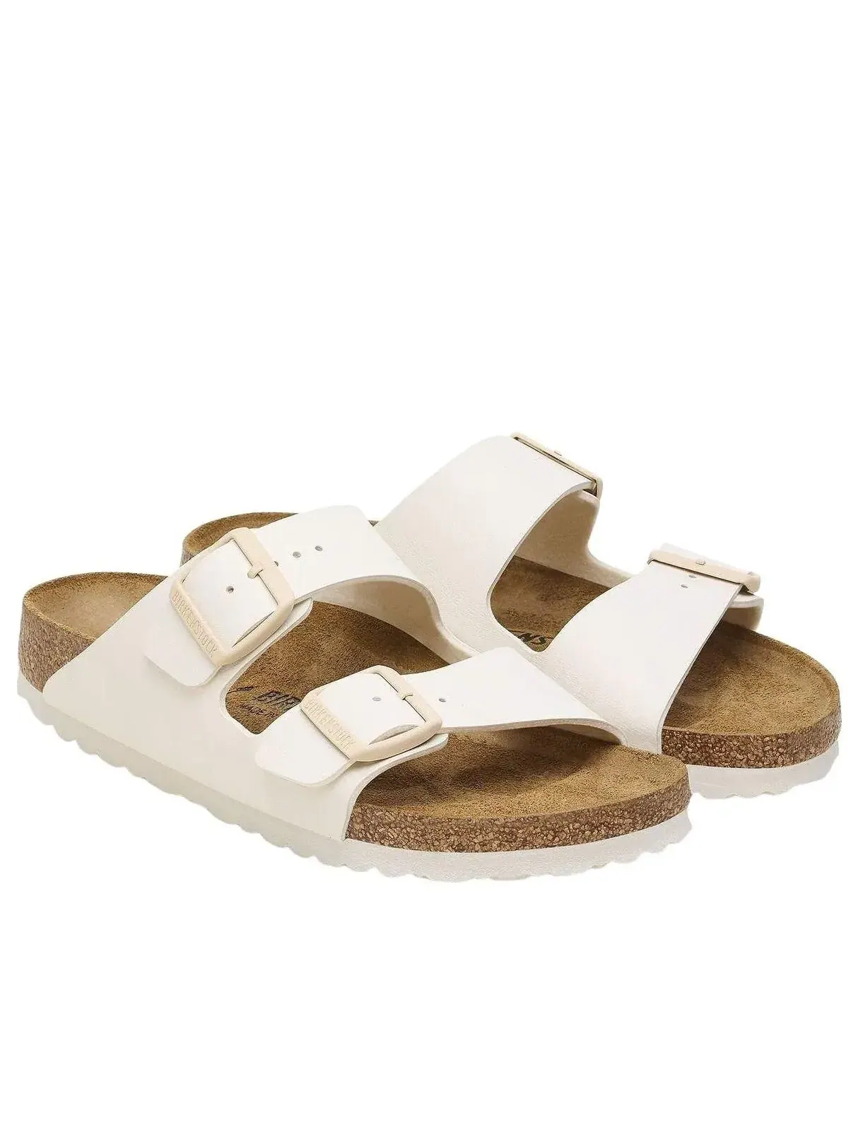 Шлепанцы Birkenstock Arizona Birko-Flor 'Eggshell' 1027346 — изображение 3 из 7, белый