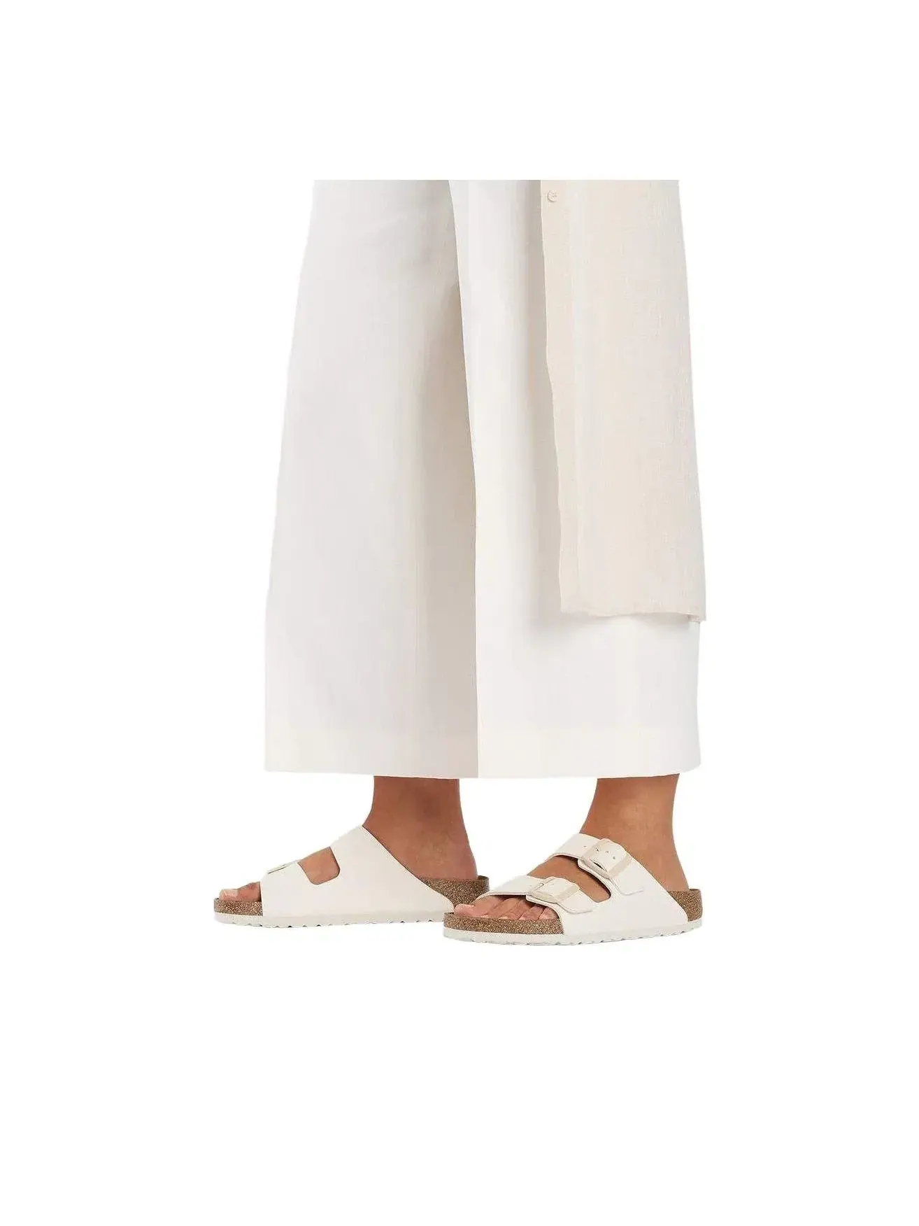 Шлепанцы Birkenstock Arizona Birko-Flor 'Eggshell' 1027346 — изображение 7 из 7, белый