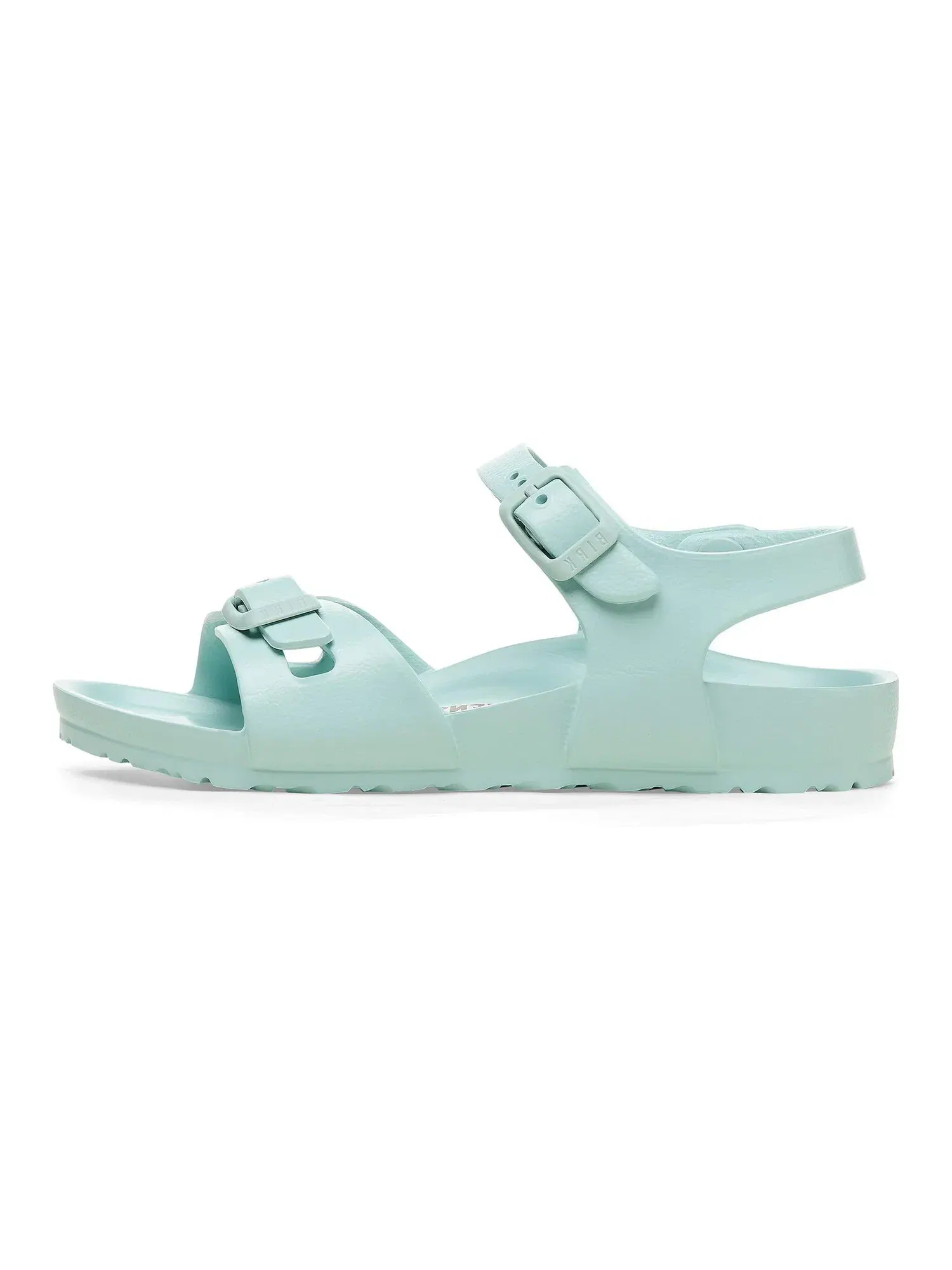 Детские сандалии с открытым носком Rio Essentials Surf Green Birkenstock — изображение 2 из 5, зеленый