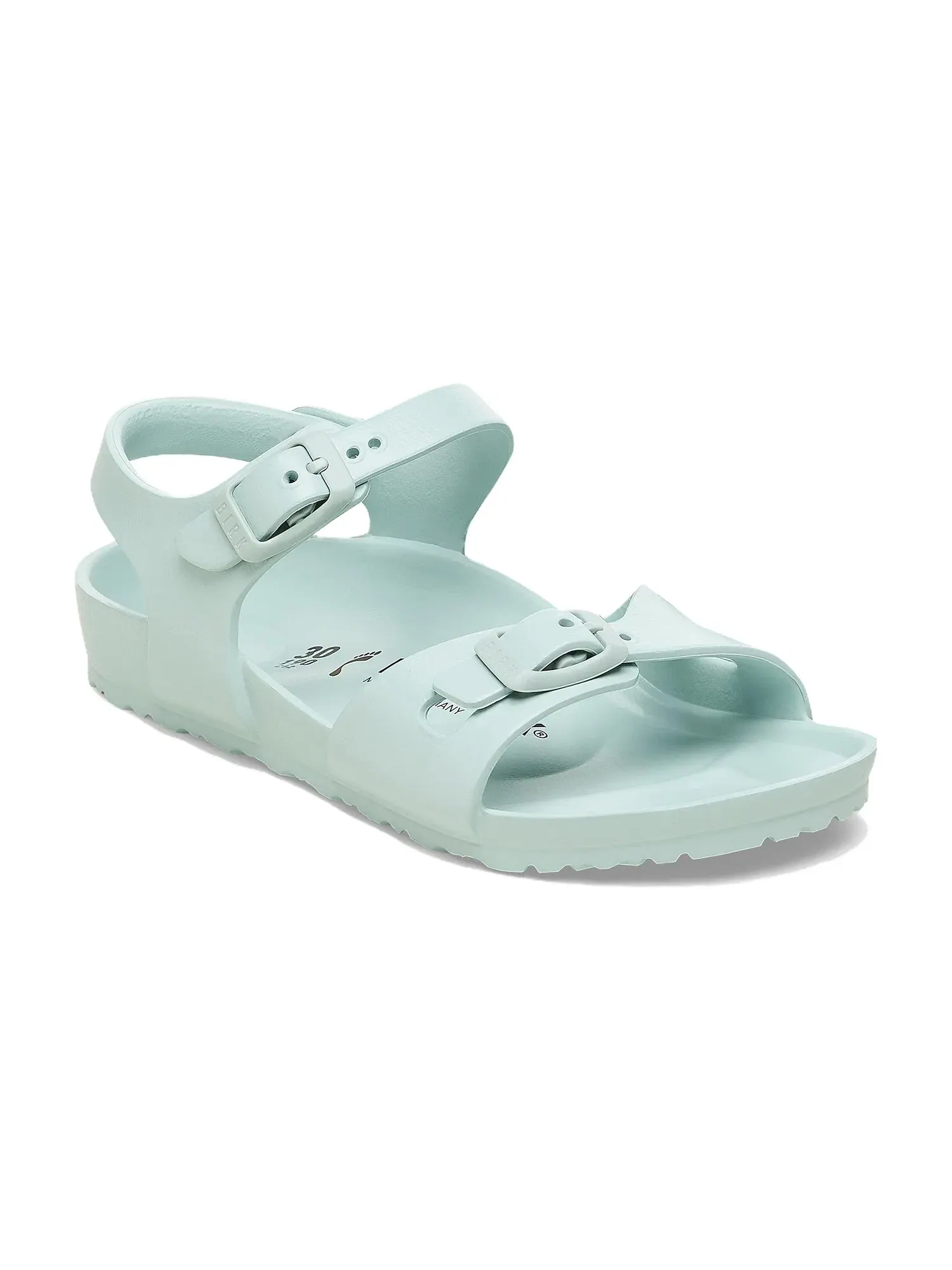 Детские сандалии с открытым носком Rio Essentials Surf Green Birkenstock — изображение 3 из 5, зеленый