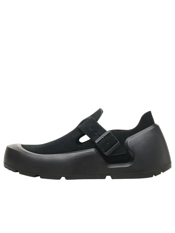 Кроссовки reykjavik nubuk leather shoes 'black' Birkenstock — изображение 1 из 4, черный