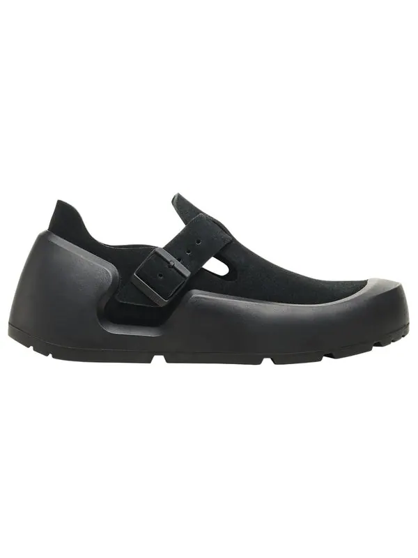 Кроссовки reykjavik nubuk leather shoes 'black' Birkenstock — изображение 2 из 4, черный