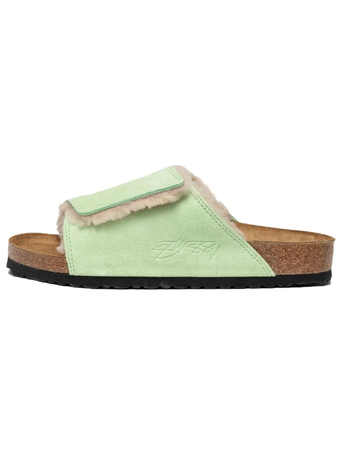 Сандалии Birkenstock x Stussy Solana Suede Leather — изображение 1 из 4, зеленый