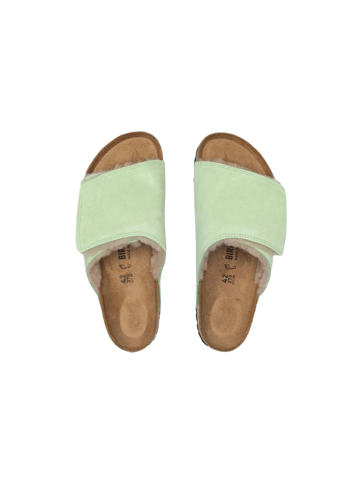 Сандалии Birkenstock x Stussy Solana Suede Leather — изображение 4 из 4, зеленый