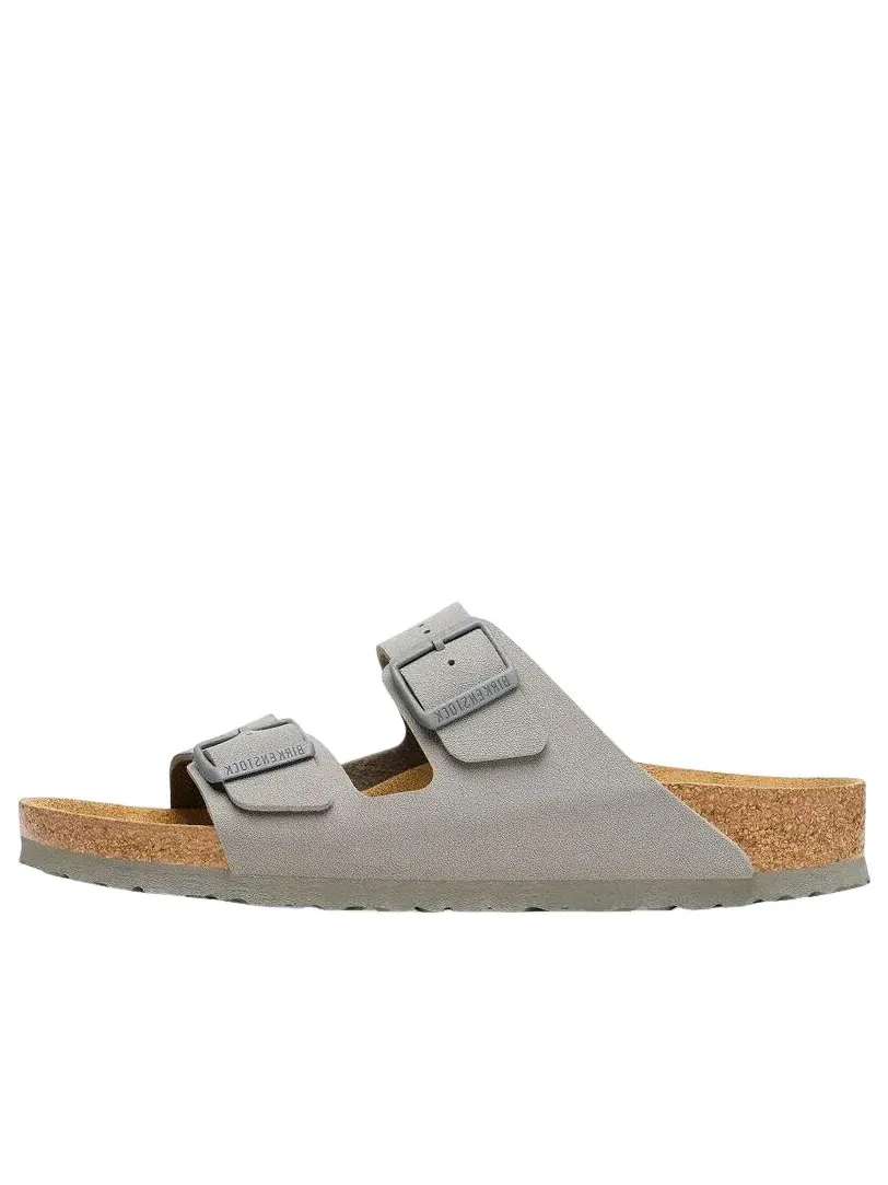Шлепанцы Birkenstock Arizona Birko-Flor 'Stone Coin' 1027720 — изображение 1 из 5, серый